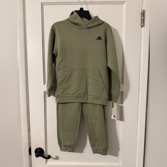 Adidas Green Tracksuit Sz 7 - Picture 3 of 5